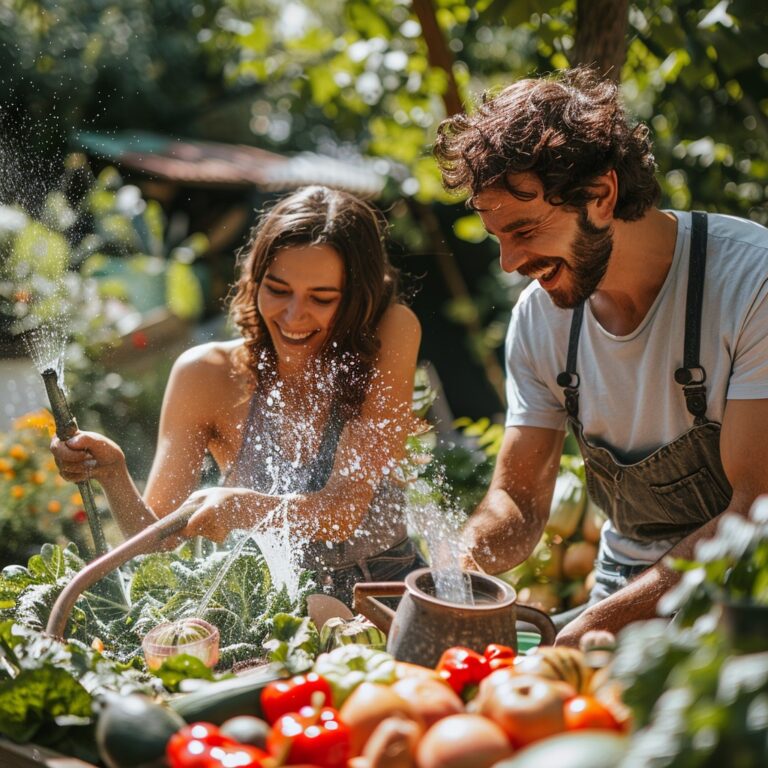 Farmhouse Vegetable Garden Design